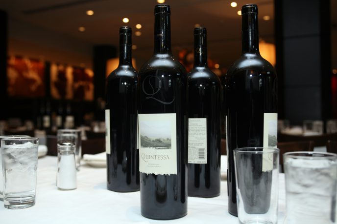 A sampling of the wine selection at Manny's